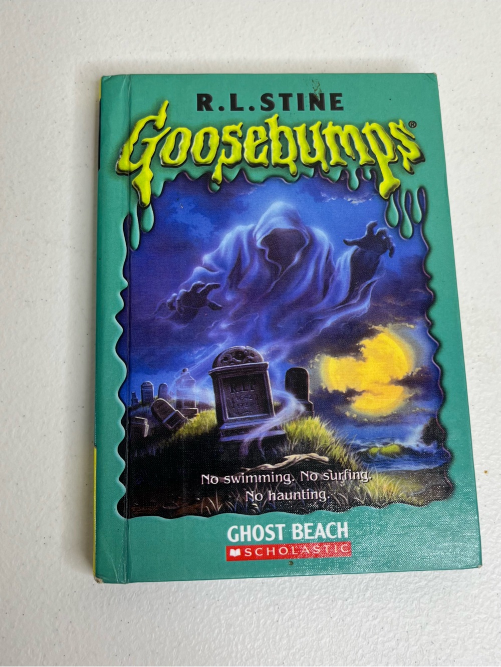 Goosebumps Ghost Beach #22 Original Series First Edition 1994 Hardcover Book